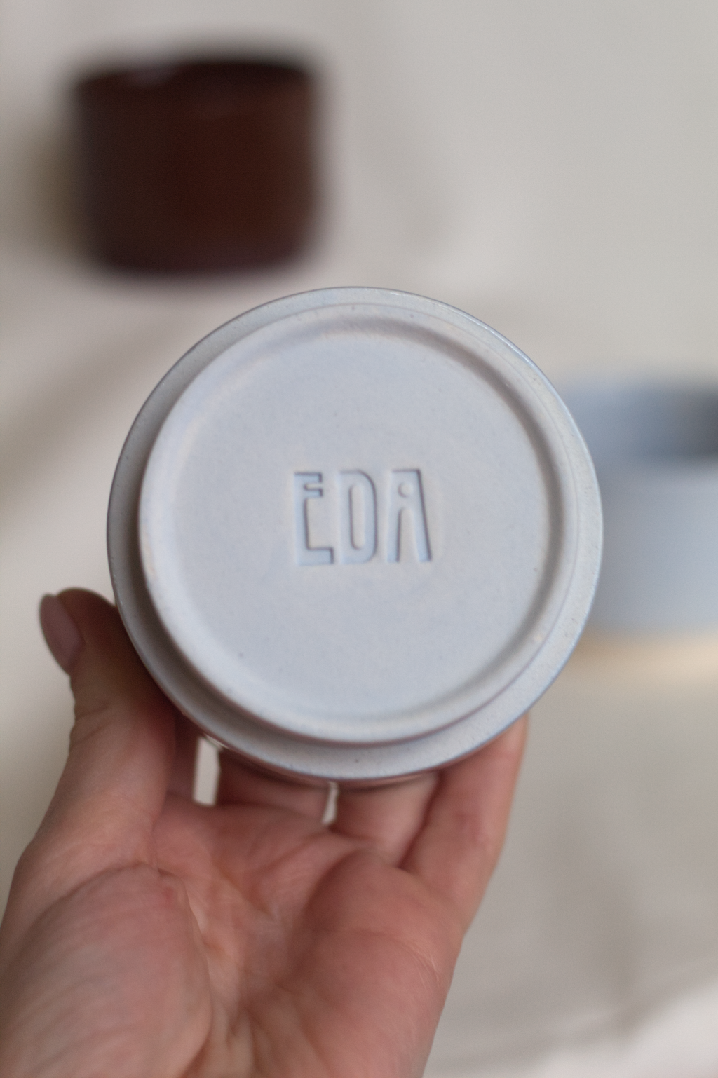 Stackable cup in Cocoa